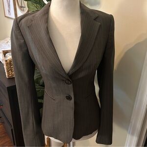 The limited The Perfect Travel Suit blazer, gray size 0